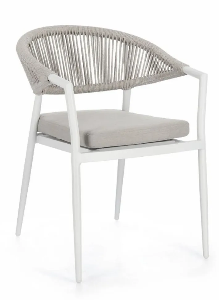 Bizzotto Sedie>SEDIA C-BR C-C MILLOR BIANCO