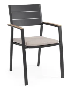 Bizzotto Sedie>SEDIA C-BR C-C ZELMAR ANTRACITE YK13