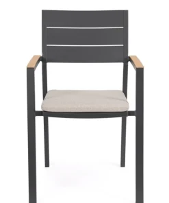 Bizzotto Sedie>SEDIA C-BR C-C ZELMAR ANTRACITE YK13