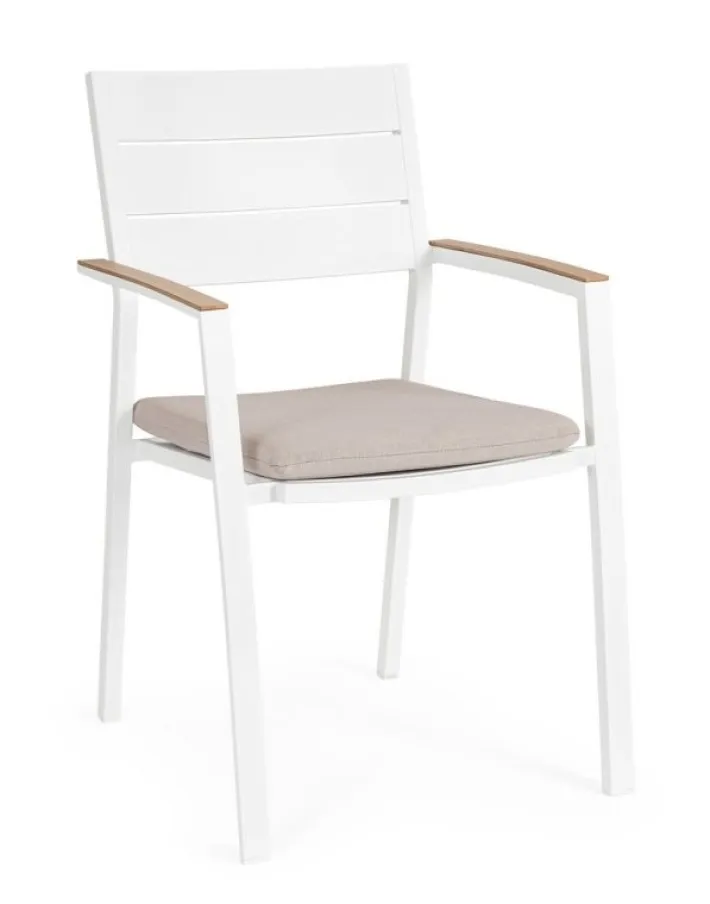 Bizzotto Sedie>SEDIA C-BR C-C ZELMAR BIANCO YK11