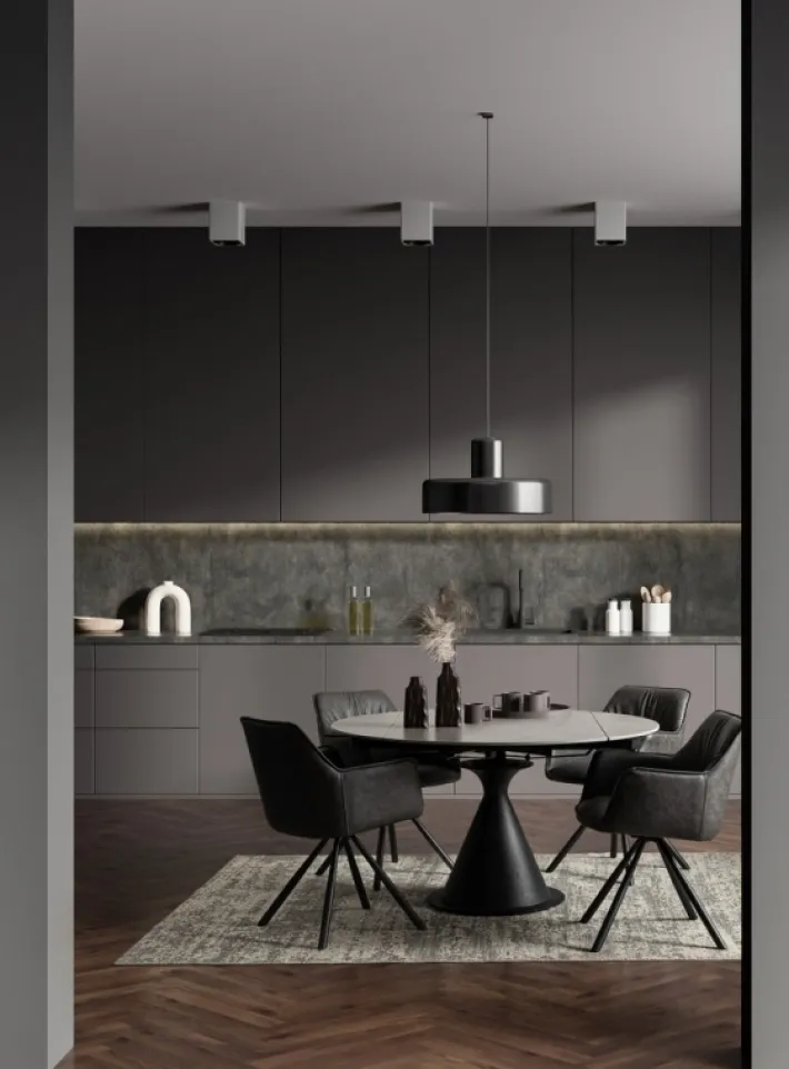 Bizzotto Sedie>SEDIA C-BR GIREV.BREVAL GRIGIO