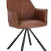 Bizzotto Sedie>SEDIA C-BR GIREV.BREVAL MARRONE CHIARO