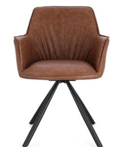 Bizzotto Sedie>SEDIA C-BR GIREV.BREVAL MARRONE CHIARO