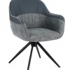 Bizzotto Sedie>SEDIA C-BR GIREVOLE ISOTTA GRIGIO