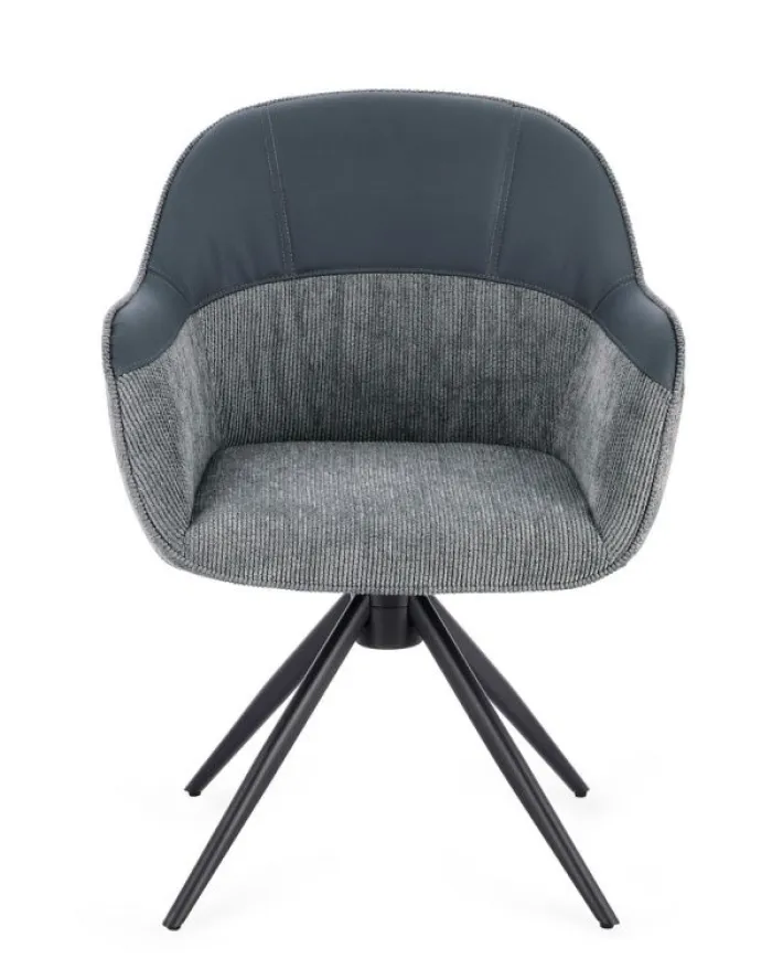 Bizzotto Sedie>SEDIA C-BR GIREVOLE ISOTTA GRIGIO