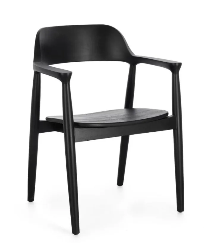 Bizzotto Sedie>SEDIA C-BR IDRIS NERO