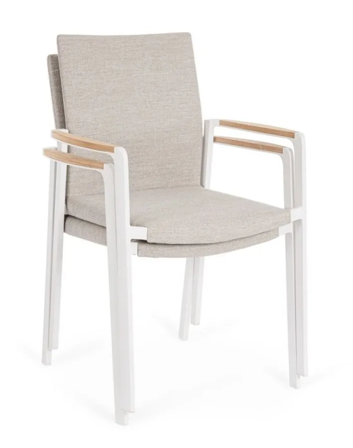 Bizzotto Sedie>SEDIA C-BR JALISCO NEW BIANCO WG20