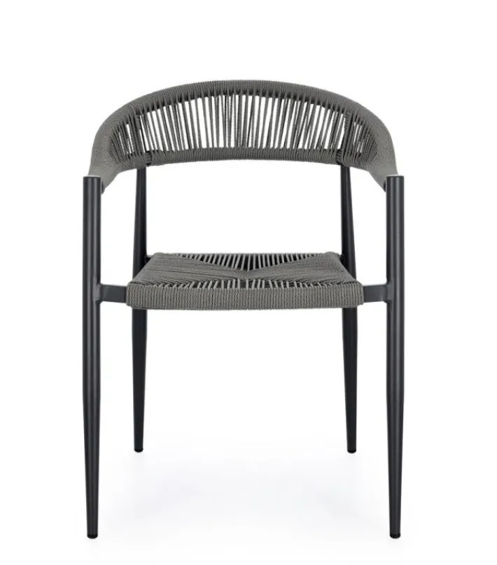 Bizzotto Sedie>SEDIA C-BR JANDIA ANTRACITE/GRIGIO