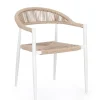 Bizzotto Sedie>SEDIA C-BR JANDIA BIANCO/BEIGE