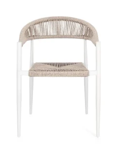 Bizzotto Sedie>SEDIA C-BR JANDIA BIANCO/BEIGE