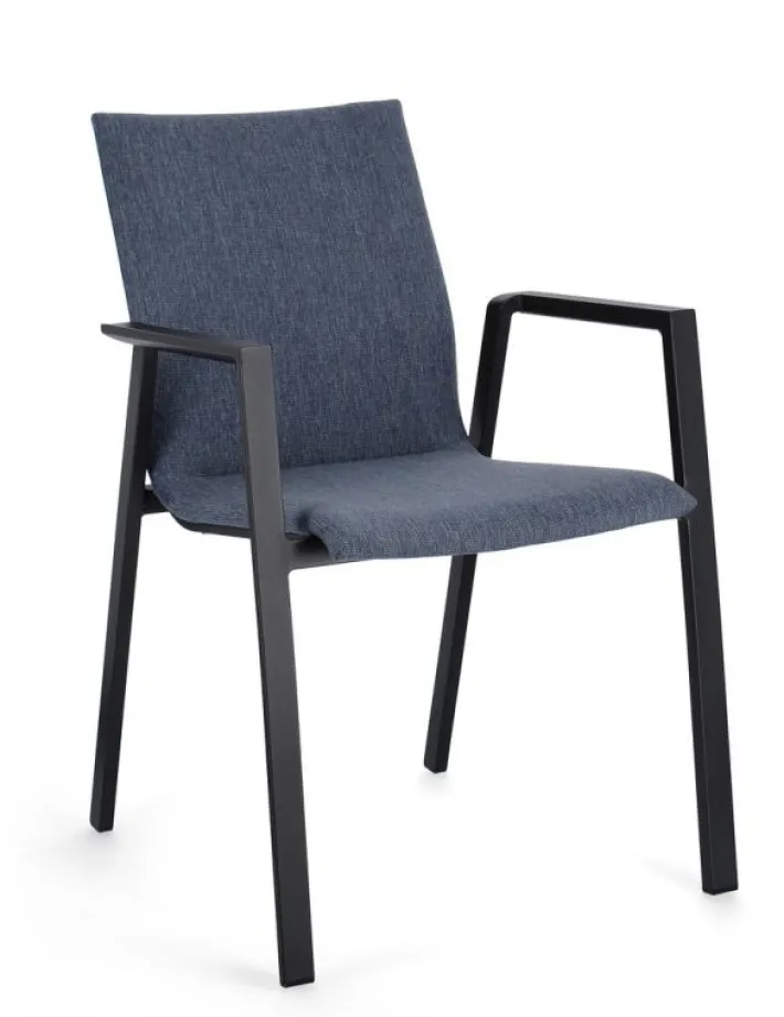 Bizzotto Sedie>SEDIA C-BR ODEON ANTR-DENIM JX55