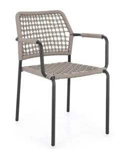 Bizzotto Sedie>SEDIA C-BR RAJADA ANTRACITE/KHAKI