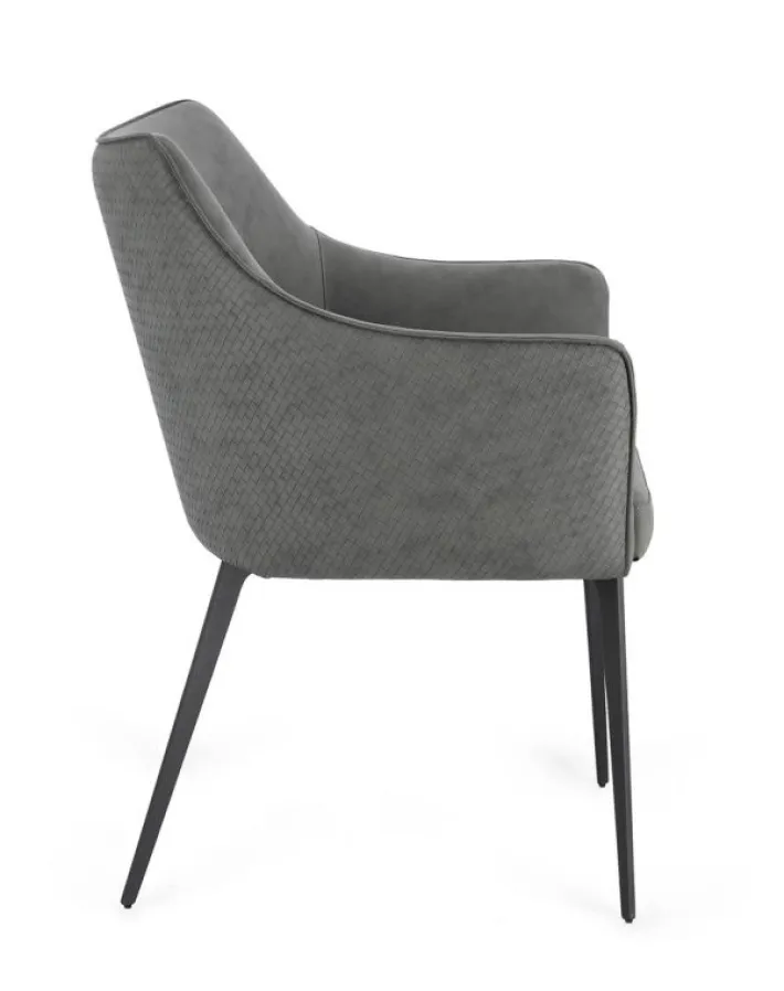 Bizzotto Sedie>SEDIA C-BR RUSSELL GRIGIO SCURO
