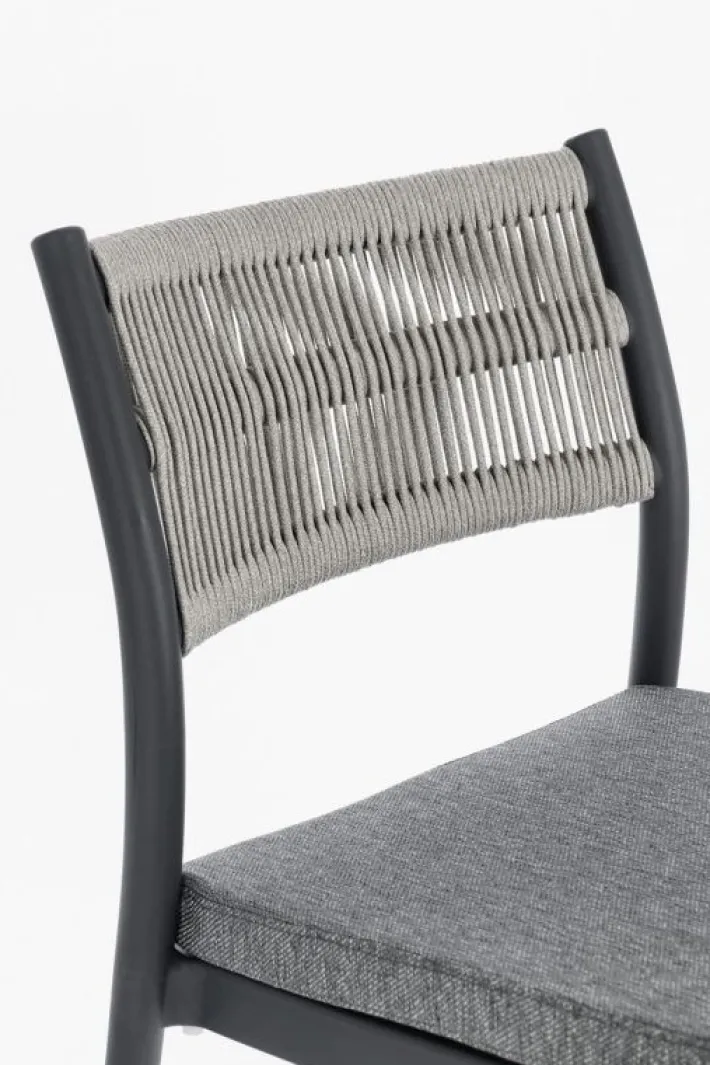 Bizzotto Sedie>SEDIA C-C ALVIN ANTRACITE/GRIGIO CHIARO