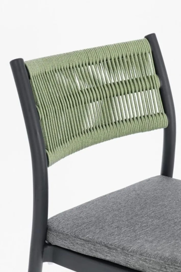 Bizzotto Sedie>SEDIA C-C ALVIN ANTRACITE/VERDE