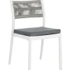 Bizzotto Sedie>SEDIA C-C ALVIN BIANCO/GRIGIO CHIARO