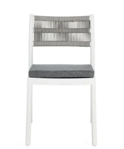 Bizzotto Sedie>SEDIA C-C ALVIN BIANCO/GRIGIO CHIARO