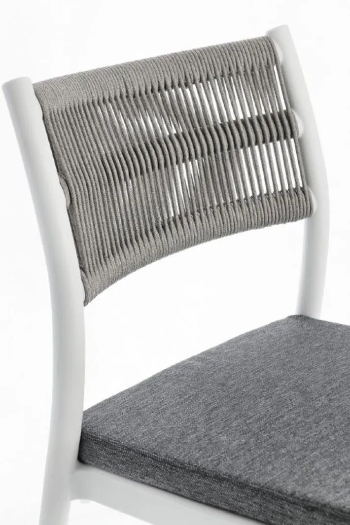 Bizzotto Sedie>SEDIA C-C ALVIN BIANCO/GRIGIO CHIARO