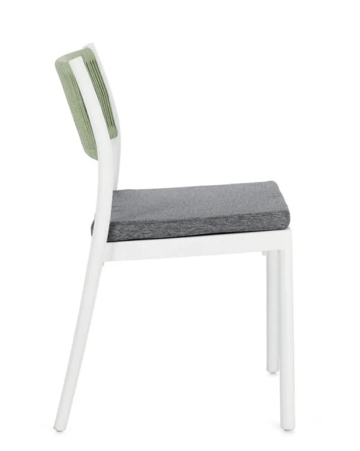 Bizzotto Sedie>SEDIA C-C ALVIN BIANCO/VERDE