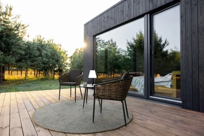 Bizzotto Sedie>SEDIA CON CUSCINO ANTRACITE YK13 - MARIBELA