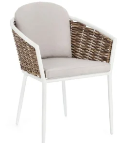 Bizzotto Sedie>SEDIA CON CUSCINO BIANCO YK11 - MARIBELA