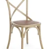 Bizzotto Sedie>SEDIA CROSS MARRONE NATURALE
