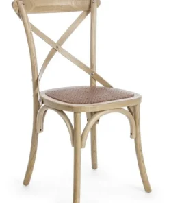 Bizzotto Sedie>SEDIA CROSS MARRONE NATURALE