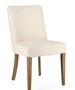 Bizzotto Sedie>SEDIA EFFETTO BOUCLE' NATURALE - BEATRIZ