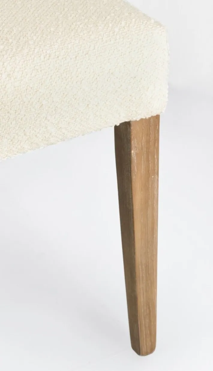 Bizzotto Sedie>SEDIA EFFETTO BOUCLE' NATURALE - BEATRIZ