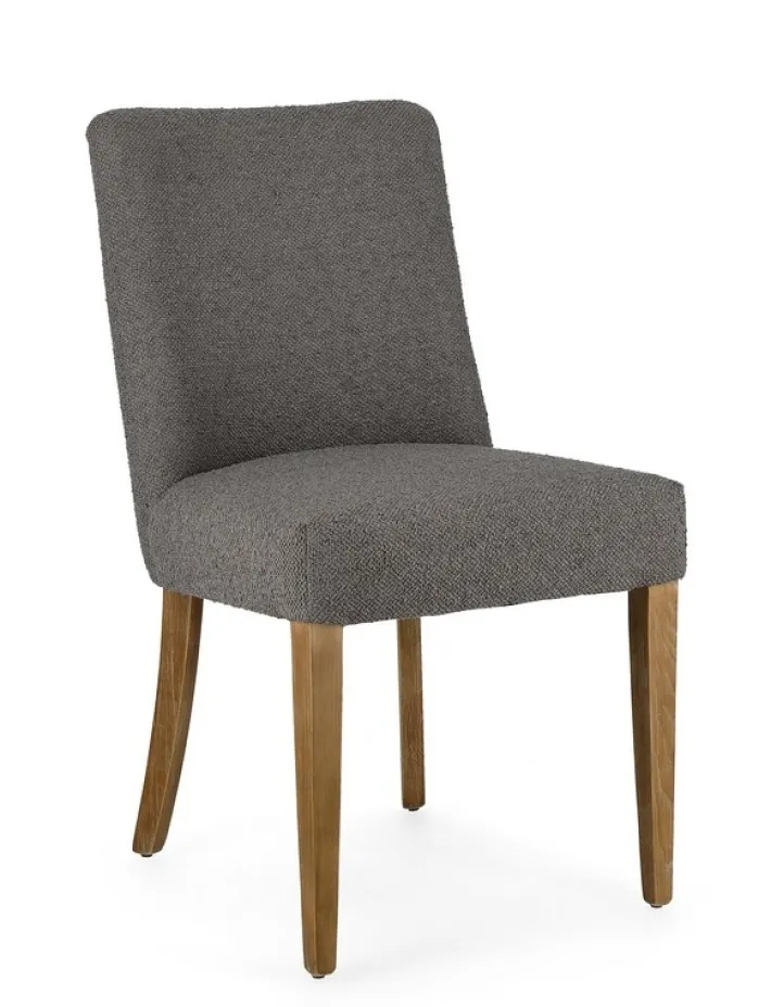 Bizzotto Sedie>SEDIA EFFETTO BOUCLE' GRIGIO - BEATRIZ