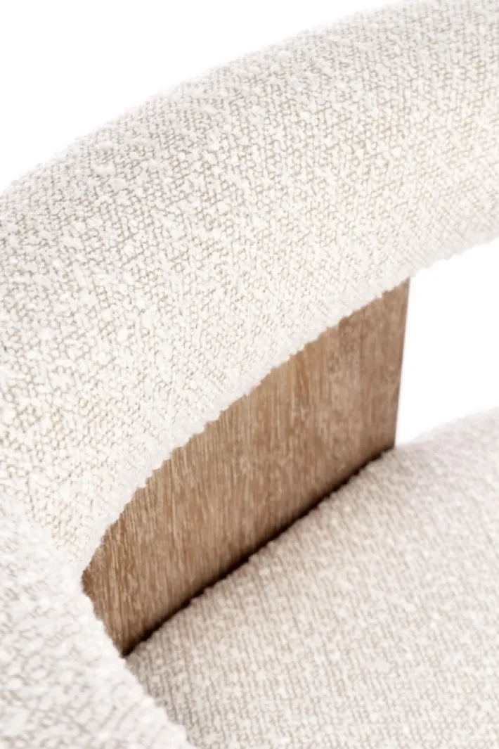 Bizzotto Sedie>SEDIA EFFETTO BOUCLE' NATURALE - AGAPE