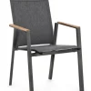 Bizzotto Sedie>SEDIA IN ALLUMINIO ANTRACITE GK52 - CAMERON