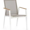 Bizzotto Sedie>SEDIA IN ALLUMINIO BIANCO GK50 - CAMERON