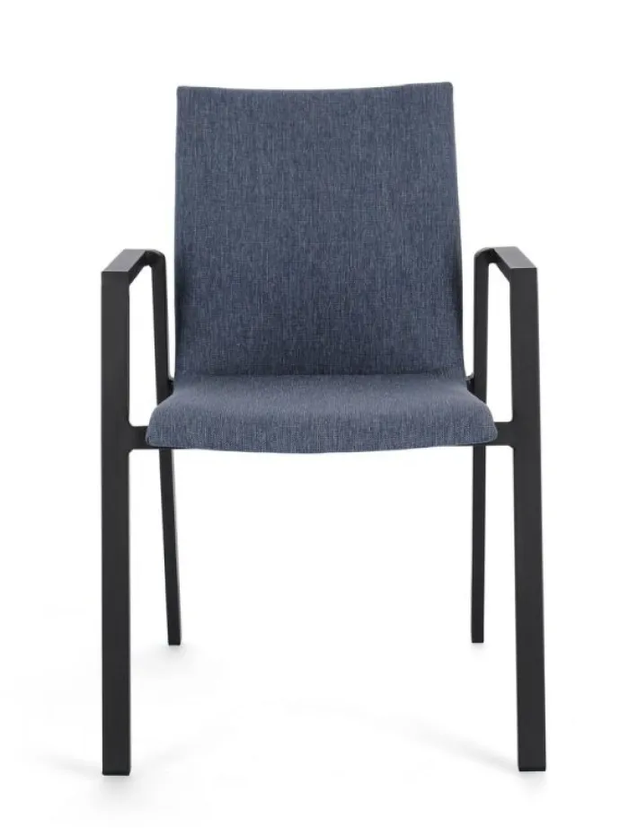 Bizzotto Sedie>SEDIA IN ALLUMINIO DENIM JX55 - ODEON