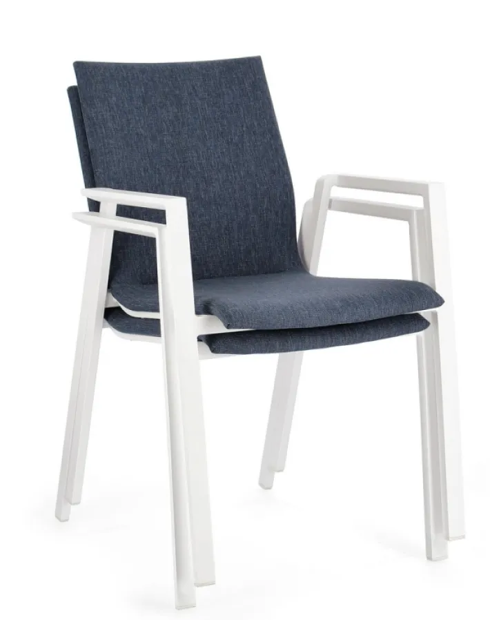 Bizzotto Sedie>SEDIA IN ALLUMINIO DENIM JX11 - ODEON
