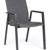Bizzotto Sedie>SEDIA IN ALLUMINIO IMPILABILE ANTRACITE JX55 - ODEON