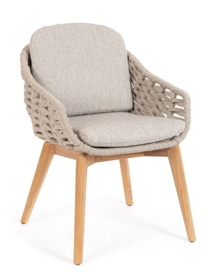 Bizzotto Sedie>SEDIA IN CORDA BEIGE - TAMIRES
