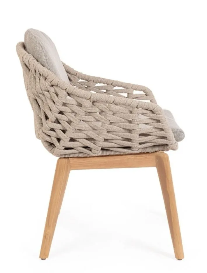 Bizzotto Sedie>SEDIA IN CORDA BEIGE - TAMIRES