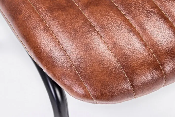 Bizzotto Sedie>SEDIA IN ECOPELLE ARANCIO - DEBBIE