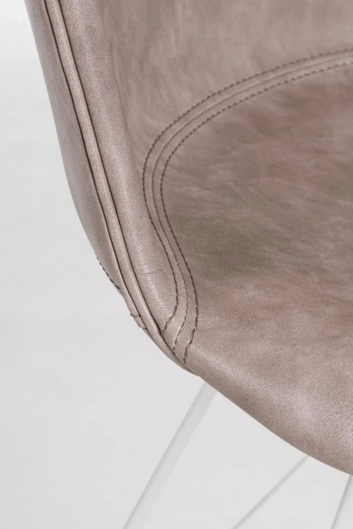 Bizzotto Sedie>SEDIA IN ECOPELLE BEIGE - LOFT