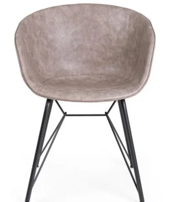 Bizzotto Sedie>SEDIA IN ECOPELLE BEIGE - WARHOL