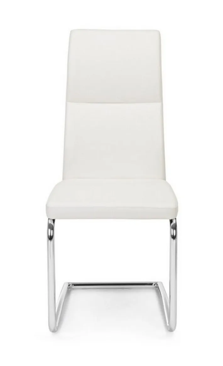 Bizzotto Sedie>SEDIA IN ECOPELLE BIANCA - THELMA