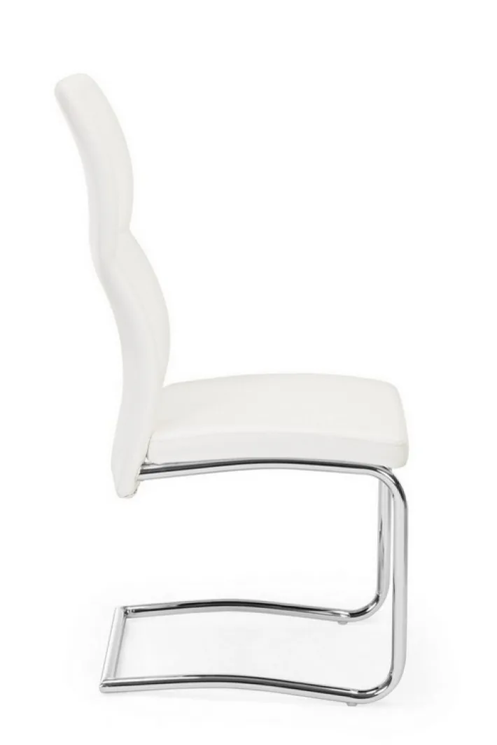 Bizzotto Sedie>SEDIA IN ECOPELLE BIANCA - THELMA