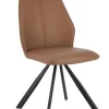 Bizzotto Sedie>SEDIA IN ECOPELLE COGNAC - MAXWELL