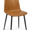 Bizzotto Sedie>SEDIA IN ECOPELLE COLOR CUOIO - KYRA
