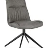 Bizzotto Sedie>SEDIA IN ECOPELLE GRIGIO - JORDAN