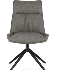 Bizzotto Sedie>SEDIA IN ECOPELLE GRIGIO - JORDAN