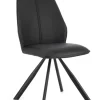 Bizzotto Sedie>SEDIA IN ECOPELLE NERA - MAXWELL