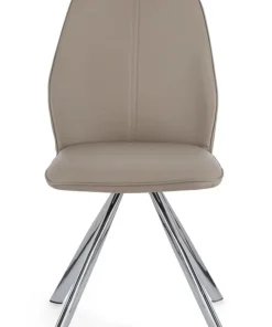 Bizzotto Sedie>SEDIA IN ECOPELLE TORTORA - MAXWELL