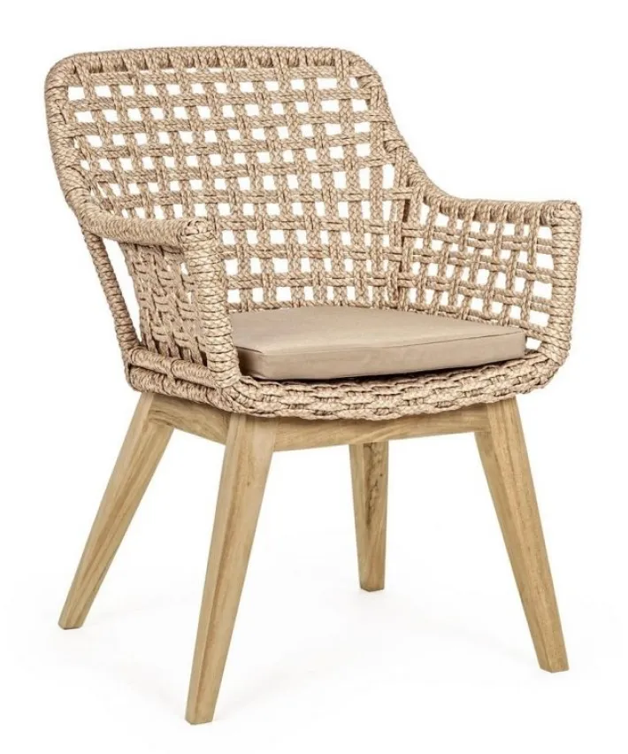 Bizzotto Sedie>SEDIA IN FIBRA SINTETICA NATURALE - MADISON